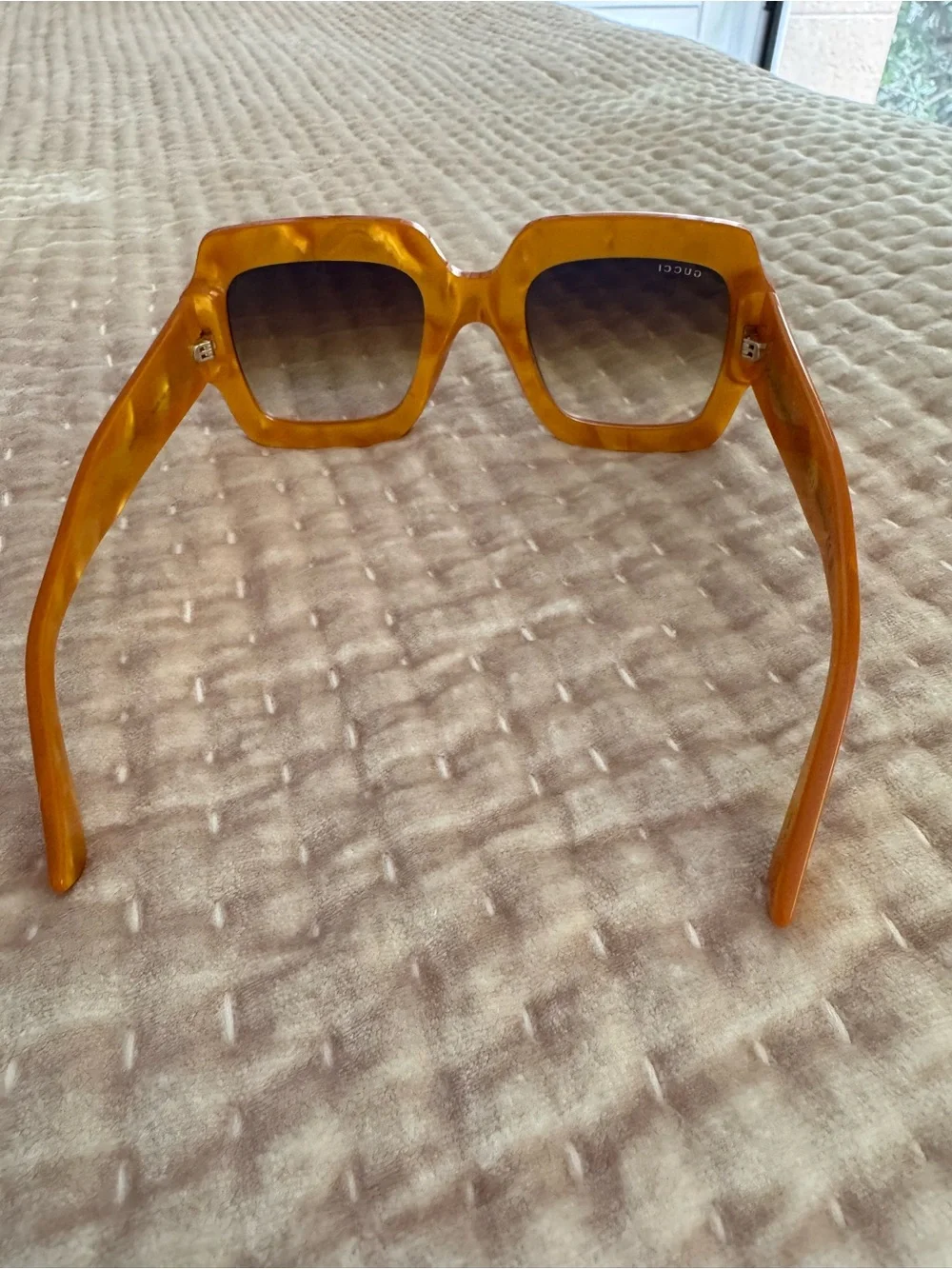 Gucci Amber Square Frame Sunglasses NWOT